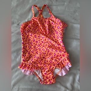 Wonder nation leopard bathing suit 4t